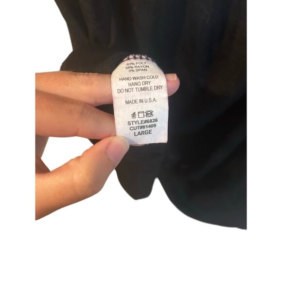 Ocean Drive Black Beaded Tank Large NWT - Picture 3 of 5